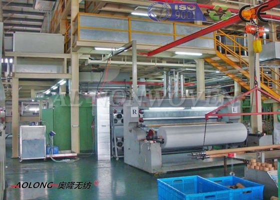 Κίνα Υφαμένο ύφασμα PP Spunbond μη που κατασκευάζει τη μηχανή με το σχέδιο αποτύπωσης σε ανάγλυφο σταυρών/γραμμών προμηθευτής