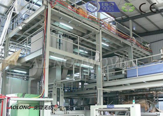 Κίνα 200KW 2400mm διπλό μη υφανθε'ν ύφασμα ακτίνων που κατασκευάζει τη μηχανή για το κοστούμι λειτουργίας προμηθευτής